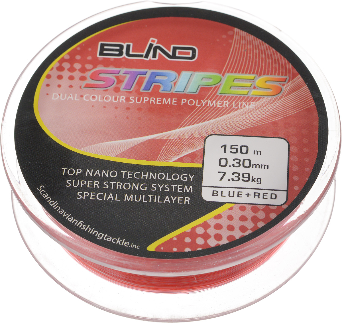 Леска Blind Fishing Line Stripes, 150 м, 0,30 мм, 7,39 кг10948 Леска Blind Fishing Line Stripes, 150 м, 0,30 мм, 7,39 кг10948Леска Blind Fishing Line Stripes - отличная модель, которая выполнена из высококачественного полимера. Отсутствие остаточной деформации позволяет избежать запутывания лески. Стойкость к неожиданным рывкам и резким броскам рыбы позволяет забрасывать приманку далеко, при этом исключается риск обрыва лески.