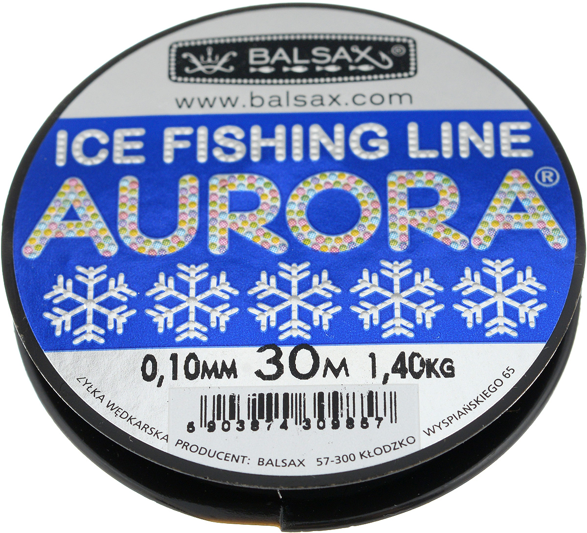 Леска зимняя Balsax Aurora, 30 м, 0,10 мм, 1,4 кг310-04010 Леска зимняя Balsax Aurora, 30 м, 0,10 мм, 1,4 кг310-04010Леска Balsax Aurora изготовлена из 100% нейлона и очень хорошо выдерживает низкие температуры. Даже в самом холодном климате, при температуре вплоть до -40°C, она сохраняет свои свойства практически без изменений, в то время как традиционные лески становятся менее эластичными и теряют прочность. Поверхность лески обработана таким образом, что она не обмерзает и отлично подходит для подледного лова. Прочна в местах вязки узлов даже при минимальном диаметре.