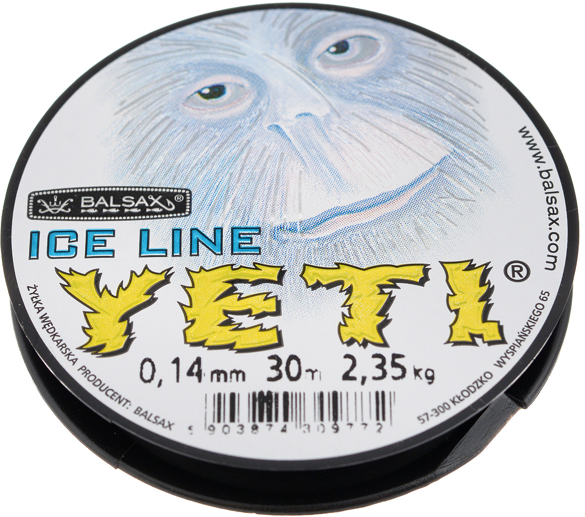 Леска зимняя Balsax Yeti, 30 м, 0,14 мм, 2,35 кг10948 Леска зимняя Balsax Yeti, 30 м, 0,14 мм, 2,35 кг10948Леска Balsax Yeti изготовлена из 100% нейлона и очень хорошо выдерживает низкие температуры. Даже в самом холодном климате, при температуре вплоть до -40°C, она сохраняет свои свойства практически без изменений, в то время как традиционные лески становятся менее эластичными и теряют прочность.Поверхность лески обработана таким образом, что она не обмерзает и отлично подходит для подледного лова. Прочна в местах вязки узлов даже при минимальном диаметре.