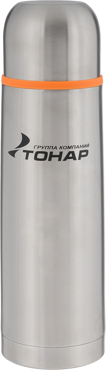 Термос ТОНАР HS TM-015, 750 мл149739 Термос ТОНАР HS TM-015, 750 мл149739Термос ТОНАР HS TM-015 выполнен из нержавеющей стали и оснащен двойными стенками с вакуумной изоляцией, которая позволяет сохранять напитки горячими или холодными длительное время. Корпус покрыт защитным прозрачным лаком. Термос отлично сохраняет температуру, свежесть напитка и его оригинальный вкус. Дополнительная теплоизоляция внутри пробки. Пробка без кнопки надежно закрывает колбу и проста в использовании. Крышка может послужить вместительной чашкой, также в комплект входит инструкция по эксплуатации. Термос сохраняет тепло до 12 часов и удерживает холод до 24 часов. Диаметр горлышка: 5 см. Диаметр основания: 8 см. Высота (с учетом крышки): 27,5 см. Размер крышки: 8 х 8 х 6 см.