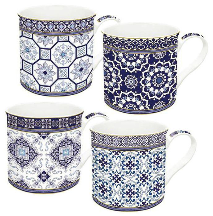 Набор кружек Nuova R2S Изразцы, 0,3 л, 4 шт. R2S179/AZUL-ALR2S179/AZUL-AL Набор кружек Nuova R2S Изразцы, 0,3 л, 4 шт. R2S179/AZUL-ALR2S179/AZUL-ALНабор из 4-х кружек 0.3л Изразцы Концепция выпускаемой продукции заключается в создании единой дизайнерской линии предметов сервировки стола, оформления интерьера кухни или столовой комнаты. Вся продукция производится из современных и экологически чистых материалов: фарфора, стекла, пластика и дерева. Продукция компании NUOVA R2S отличается современным дизайном, и легкостью в эксплуатации. Компания работает в тесном сотрудничестве с лучшими итальянскими художниками и дизайнерами.
