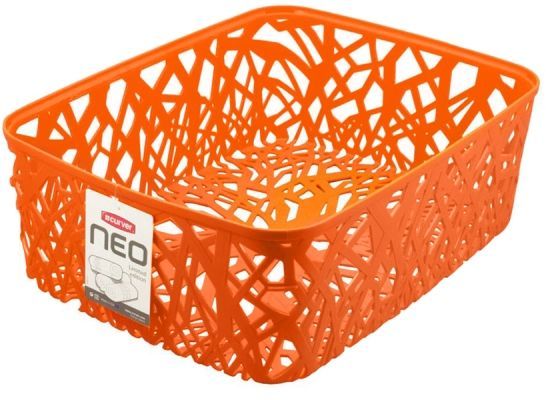 Корзина универсальная Curver Neo Colors, цвет: оранжевый, 37,7 x 29 x 12,7 см04161-370-03 Корзина универсальная Curver Neo Colors, цвет: оранжевый, 37,7 x 29 x 12,7 см04161-370-03Универсальная корзина Curver Neo Colors изготовлена из высококачественного пластика. Стенки и дно изделия оформлены изящной перфорацией. Корзина предназначена для хранения различных предметов в ванной, на кухне, на даче или в гараже. Позволяет хранить мелкие вещи, исключая возможность их потери.