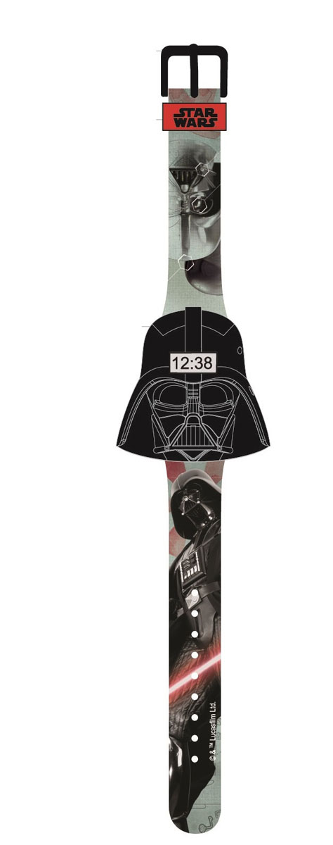 Часы наручные электронные Star Wars, цвет: черный. SS70006SS70006 Часы наручные электронные Star Wars, цвет: черный. SS70006SS70006Электронные детские часы с корпусом и браслетом из пластика. Циферблат защищен от повреждений прочным пластиковым стеклом. Товар изготовлен полностью из пластмассы с питанием от химических источников тока, 1 сменный элемент включен в комплект (LR41 (AG3) 1.5 V). Рекомендуемый возраст: от 3 лет.