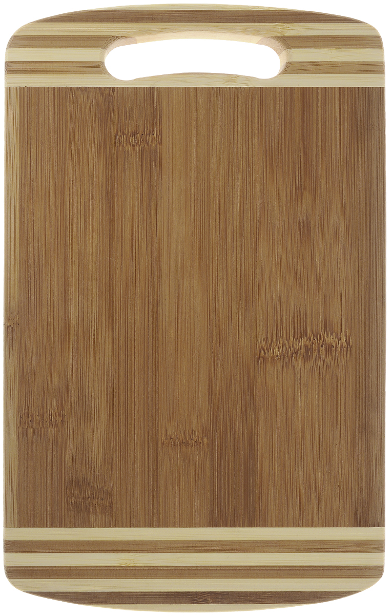 Доска разделочная Termico, 29 x 17 x 1,8 см220731 Доска разделочная Termico, 29 x 17 x 1,8 см220731Разделочная доска Termico выполнена из 100% натурального бамбука. Прочная, долговечная доска не боится воды и не впитывает запахи. Легко моется, бережно относится к лезвию ножа. Изделие оснащено удобной ручкой. Такая доска понравится любой хозяйке и будет отличной помощницей на кухне.