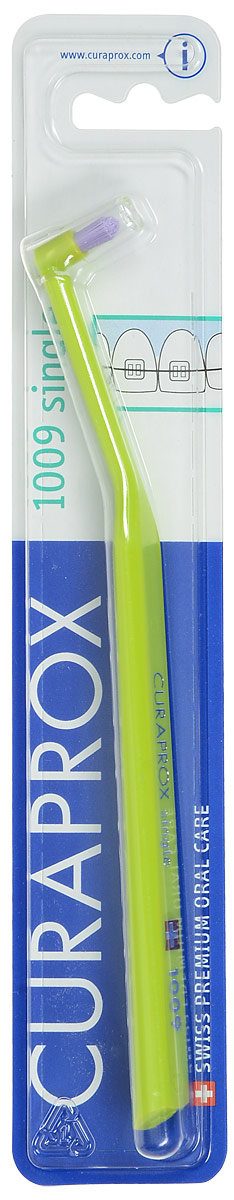 Curaprox CS 1009 Монопучковая щетка single & sulcular, цвет: салатовый, 9 мм4605845001470 Curaprox CS 1009 Монопучковая щетка single & sulcular, цвет: салатовый, 9 мм4605845001470Curaprox CS 1009 Монопучковая щетка single & sulcular, цвет: салатовый, 9 мм