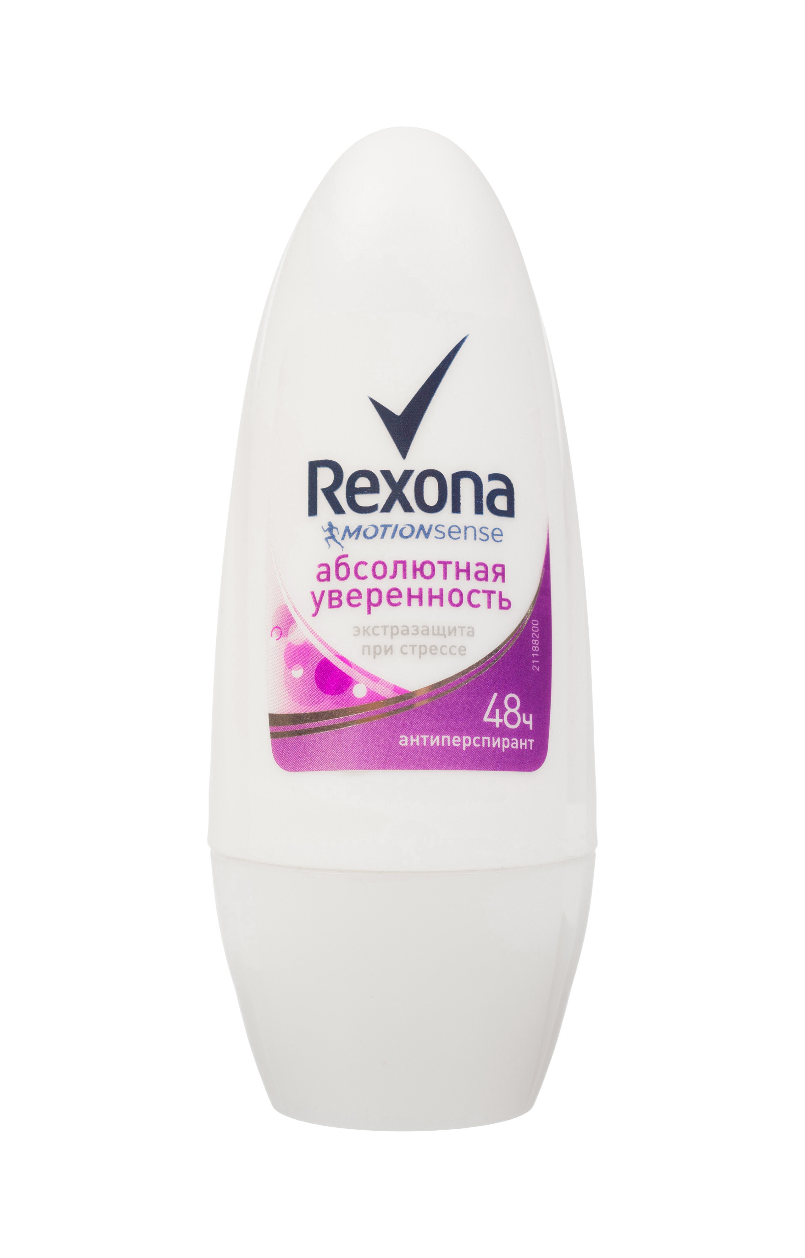 Rexona Motionsense Антиперспирант ролл Абсолютная уверенность 50 мл052029845 Rexona Motionsense Антиперспирант ролл Абсолютная уверенность 50 мл052029845Шариковый Rexona Абсолютная уверенность - насладись захватывающим цветочно-цитрусовым ароматом с ориентальными нотками пачули, ванили и сливово-персиковым акцентом.