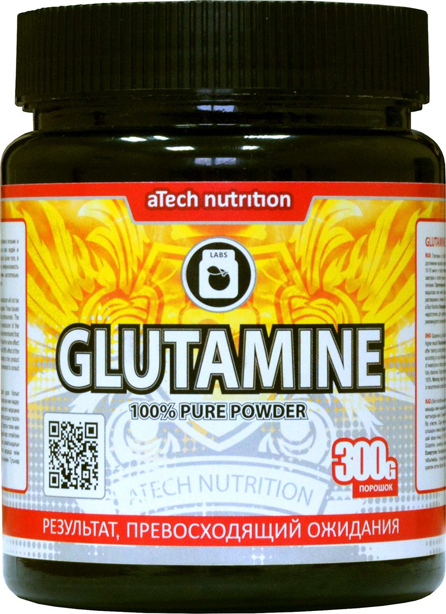 Глютамин aTech Nutrition Glutamine Pure Powder 100%, 300 гХот Шейперс Глютамин aTech Nutrition Glutamine Pure Powder 100%, 300 гХот ШейперсГлютамин aTech Nutrition Glutamine Pure Powder 100% - это заменимая аминокислота, входящая в состав белка и необходимая для эффективного роста мышц и поддержки иммунной системы. Глютамин весьма распространен в природе, для человека является незаменимой аминокислотой. Глютамин в достаточно больших количествах циркулирует в крови и накапливается в мышцах. Он является самой распространенной аминокислотой организма, а мышцы состоят из него на 60%, это лишний раз подчеркивает его значение в спорте.Эффекты L-Glutamine от aTech Nutrition: - Участвует в синтезе белка в мышцах; - Является источником энергии, наряду с глюкозой; - Оказывает антикатаболическое действие (снижает уровень кортизола); - Вызывает подъем уровня гормона роста; - Укрепляет иммунитет; - Ускоряет восстановление организма после тренировки и пр.Так же L-Glutamine хорошо сочетается со многими видами спортивного питания и при этом происходит взаимное усиление эффекта.Применение: смешайте содержимое 1 чайной ложечки L-Glutamin (5 г) и 100-150 мл воды, сока или любого Вашего любимого напитка в шейкере или стаканчике, размешайте до растворения. Употребите продукт сразу после приготовления и наслаждайтесь прекрасным вкусом продуктов от aTech Nutrition.Рекомендуется принимать 1-2 раза в день: до и после тренировки, а в день отдыха с первым и последним приемами пищи, или в соответствии с Вашей индивидуальной программой питания. В состав входит 100% глютамина.