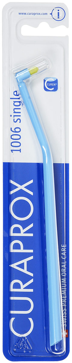 Curaprox CS1006 Монопучковая щетка Single & Sulcular, цвет: голубой, 6 ммCS1006_голубой Curaprox CS1006 Монопучковая щетка Single & Sulcular, цвет: голубой, 6 ммCS1006_голубойМонопучковая щетка CURAPROX CS ”Single” для очистки труднодоступных поверхностей зубов и зубодесневой борозды. Длина пучка 6 мм. Подходит для очистки отдельно стоящих зубов, ретромолярной зоны (за 7,8 молярами). Благодаря закругленной щетине, щетка легко адаптируется к анатомии десневого края, не оказывает давления.