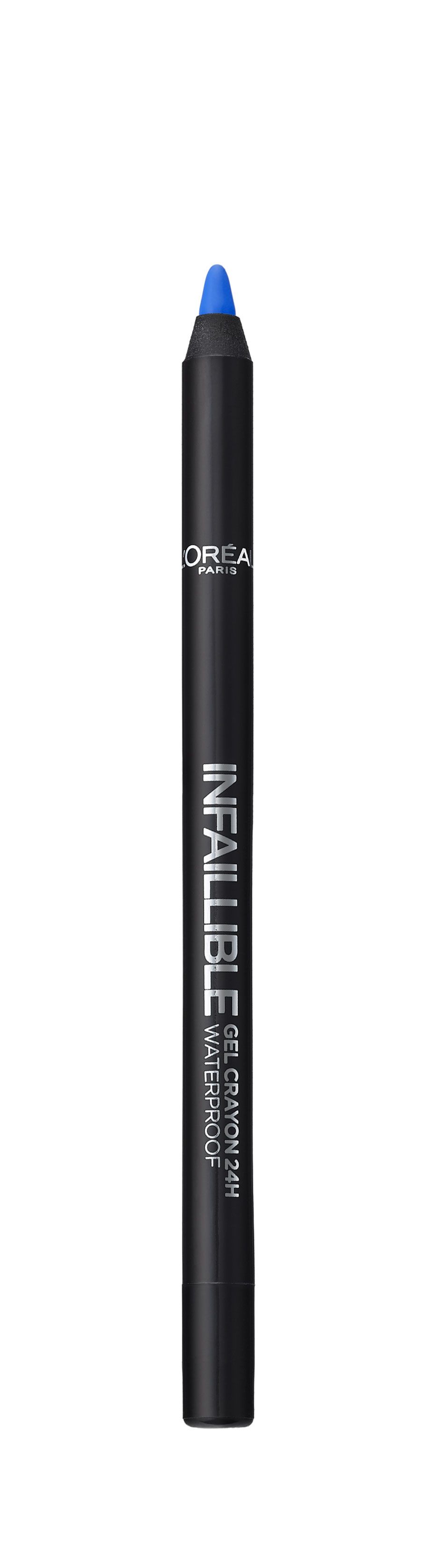 LOreal Paris Стойкий гелевый карандаш для глаз Infaillible, Оттенок 10, Попала на синий57201 LOreal Paris Стойкий гелевый карандаш для глаз Infaillible, Оттенок 10, Попала на синий57201Насыщенные пигменты и гелевая основа карандаша способствуют точному нанесению и устойчивому водостойкому результату на 24 часа. Множество оттенков – от базовых до самых ярких – для разнообразных вариантов макияжа.