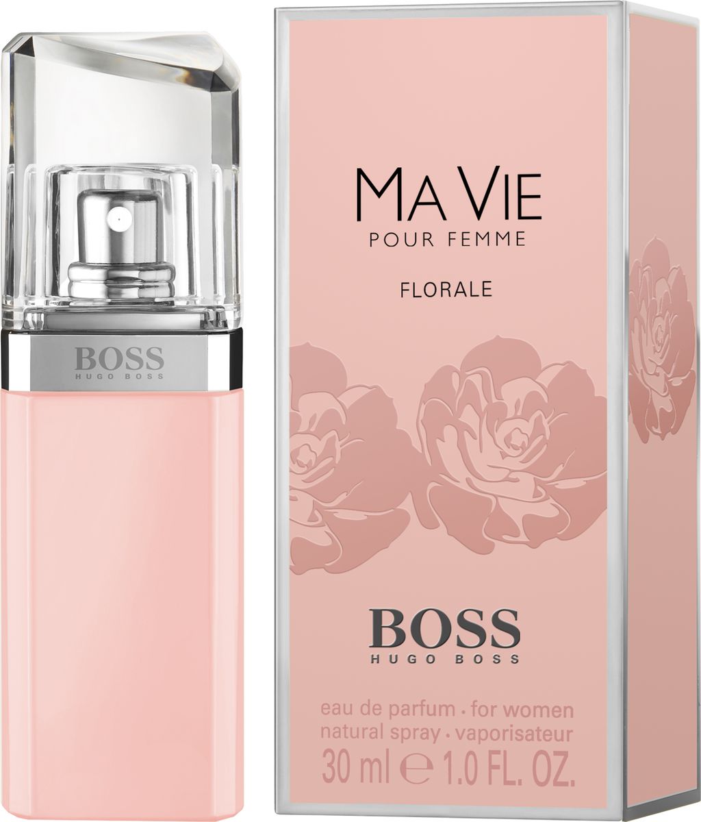 Hugo Boss Ma Vie Florale - Парфюмерная вода женская 30 мл8005610276236 Hugo Boss Ma Vie Florale - Парфюмерная вода женская 30 мл8005610276236Женственный цветочный аромат BOSS MA VIE FLORALE от BOSS Parfums «расцветает» в успешной линейке BOSS MA VIE. Композиция раскрывается аккордом цветущего кактуса, который подчеркивает внутреннюю силу женщины и ее независимый характер. Элегантность и естественность композиции придают сердечные ноты: жасмин самбак и абсолют розы. Нежный аккорд розовой фрезии и лепестков жасмина переплетается с нотой бутонов розы, тем самым создавая аромат свежего букета цветов. Яркое и гармоничное сочетание этих цветочных ингредиентов вдохновляют обладательницу аромата сделать паузу и насладиться мгновением.