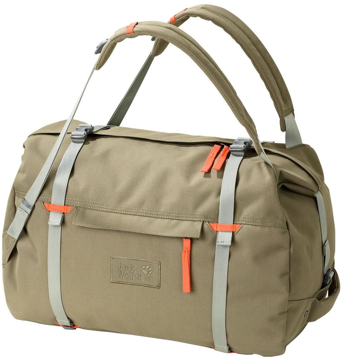 Сумка-рюкзак Jack Wolfskin Roamer 80 Duffle, цвет: бежевый. 2005451-50332005451-5033 Сумка-рюкзак Jack Wolfskin Roamer 80 Duffle, цвет: бежевый. 2005451-50332005451-5033Сумка-рюкзак Jack Wolfskin Roamer 80 Duffle выполнена из полиэстер. Модель с одним отделением. Передняя стенка оформлена карманом на молнии. Очень большая и прочная сумка для путешествий с возможностью ношения как рюкзак
