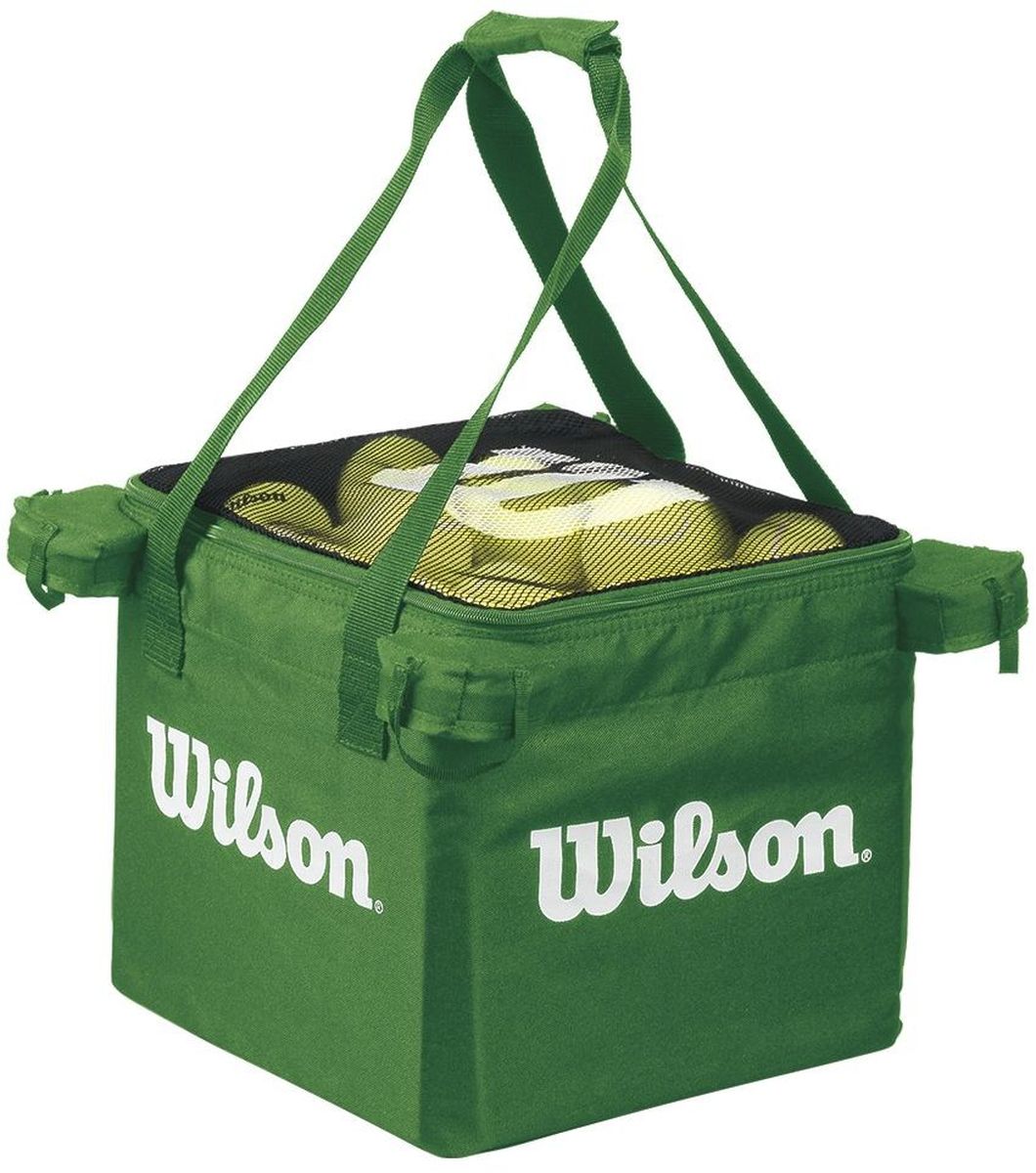 Корзина для мячей Wilson Teaching Cart, цвет: лаймWRZ541200 Корзина для мячей Wilson Teaching Cart, цвет: лаймWRZ541200Универсальная корзина для тренировок. Поможет оптимизировать тренировочный процесс. Может использоваться как основная корзина для занятий с детьми в программе Теннис до 10 лет на малых кортах, например Зелёными мячами.