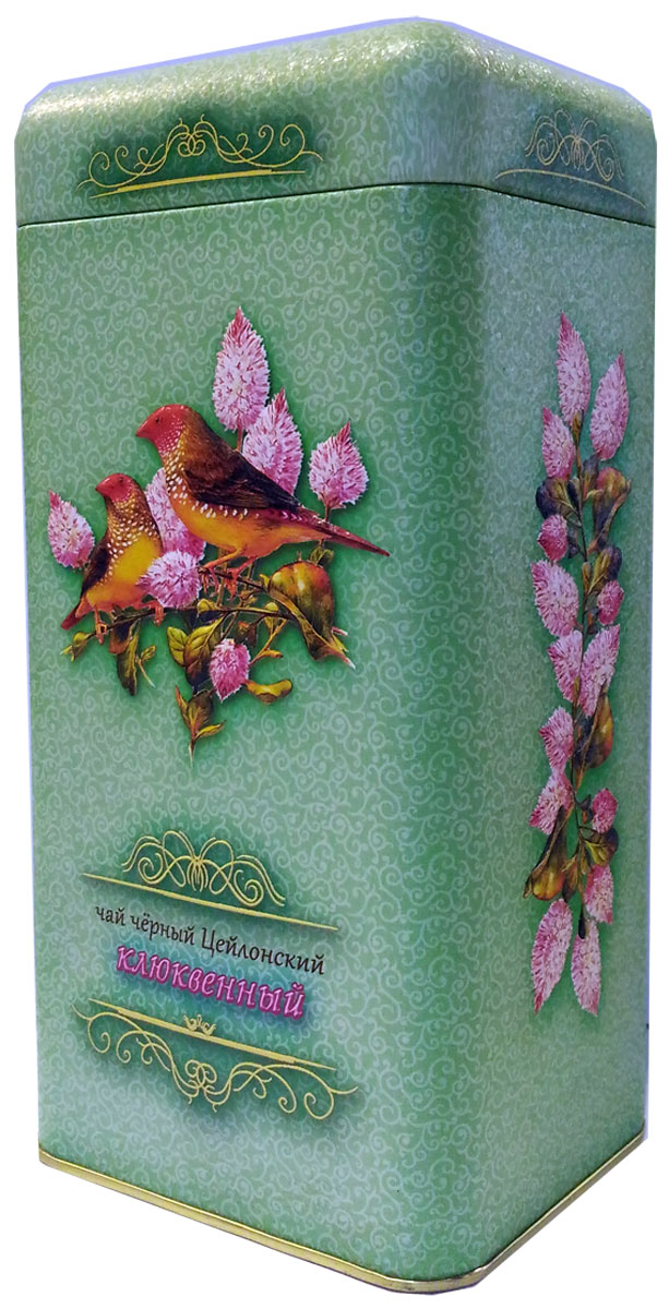 Птицы Цейлона Клюквенный чай черный листовой, 150 г4792219602125 Птицы Цейлона Клюквенный чай черный листовой, 150 г4792219602125100% цейлонский листовой байховый черный чай с кусочками клюквы, ароматизатор. Стандарт ОРА (крупный лист). Крупнолистовой чай с терпким вкусом в сочетании со вкусом и ароматом клюквы отлично тонизирует. Знак в виде Льва с 17 пятнышками на шкуре - это гарантия Бюро Цейлонского Чая на соответствие чая высокому стандарту качества, установленному Правительством и упакованному только в пределах Шри-Ланки. Внутри банки 10 наклеек с названиями сыпучих продуктов для повторного использования банки в хозяйстве.