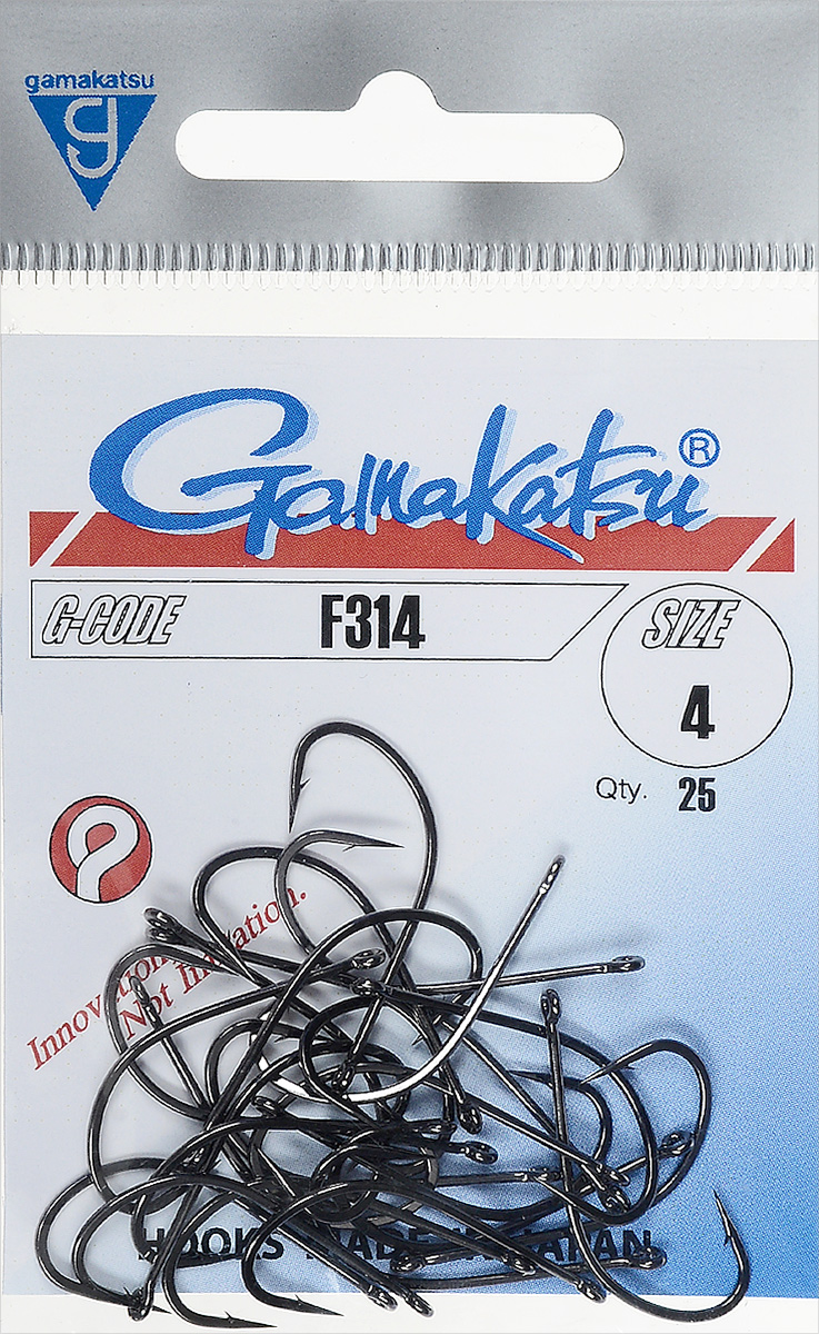 Крючок рыболовный Gamakatsu F314, размер 4, 25 шт14665500400 Крючок рыболовный Gamakatsu F314, размер 4, 25 шт14665500400Крючок Gamakatsu F314 прекрасно подойдет для ловли щуки и окуня. Изделие изготовлено из высококачественной и прочной стали. Подходит для растительных и животных насадок. Крючок предназначен для вязания плавающих насадок. Крючок идеально справляется с любой рыбой как на море, так и на спокойной воде. Размер: 4. Количество: 25 шт. Вид головки: кольцо.