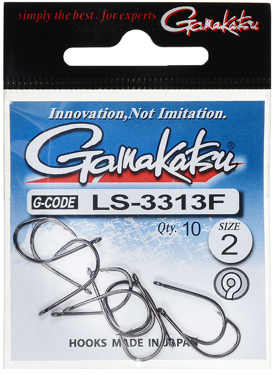 Крючок рыболовный Gamakatsu LS-3313F, №2, 10 шт14792600200 Крючок рыболовный Gamakatsu LS-3313F, №2, 10 шт14792600200Рыболовный крючок Gamakatsu LS-3313F изготовлен из стали. Крючок подходит как для растительных, так и для животных насадок. Предназначен для спортивной ловли карпа. Содержит круглое ушко, жало с углублением и кованое цевье. Вид крепления - кольцо. Размер крючка: №2. Количество штук в упаковке: 10 штук.