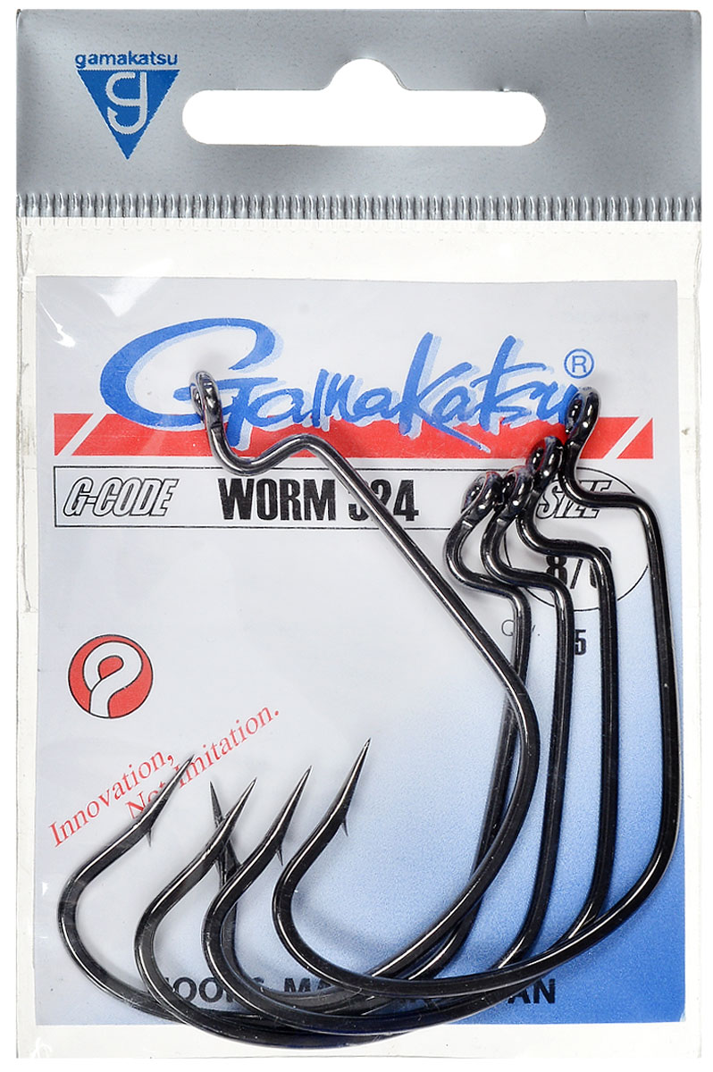 Крючок рыболовный Gamakatsu Worm 324, размер 8/0, 5 шт324 №8/0 Крючок рыболовный Gamakatsu Worm 324, размер 8/0, 5 шт324 №8/0Крючок Gamakatsu Worm 324 прекрасно подойдет для ловли крупной рыбы. Изделие изготовлено из высококачественной стали и имеет длинное изогнутое цевье. Крючок идеально справляется с любой рыбой как на море, так и на спокойной воде. Размер: 8/0. Количество: 5 шт. Вид головки: кольцо.