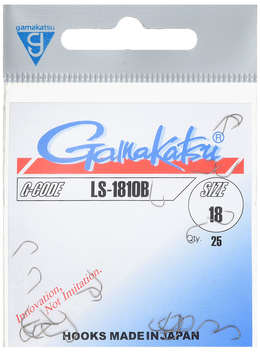 Крючок рыболовный Gamakatsu LS-1810B, №18, 25 шт14654801800 Крючок рыболовный Gamakatsu LS-1810B, №18, 25 шт14654801800Крючок Gamakatsu LS-1810B - это крючок с лопаткой, удлиненным цевьем и острым изгибом. Выполненные из высококачественной стали, крючки на 20% надежнее и мощнее по сравнению с большинством аналогов. Размер крючка: №18. Вид крепления: лопатка. Количество штук в упаковке: 25 штук.