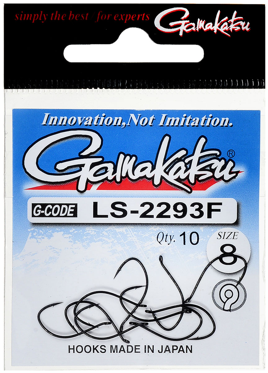 Крючок рыболовный Gamakatsu LS-2293F, размер 8, 10 шт14792500800 Крючок рыболовный Gamakatsu LS-2293F, размер 8, 10 шт14792500800Крючок Gamakatsu LS-2293F предназначен для ловли карпа. Изделие изготовлено из высококачественной и прочной стали. Подходит для растительных и животных насадок. Снабжено джиг-крючком. Крючок прекрасно справляется с любой рыбой как на море, так и на спокойной воде. Размер: 8. Количество: 10 шт. Вид головки: кольцо.