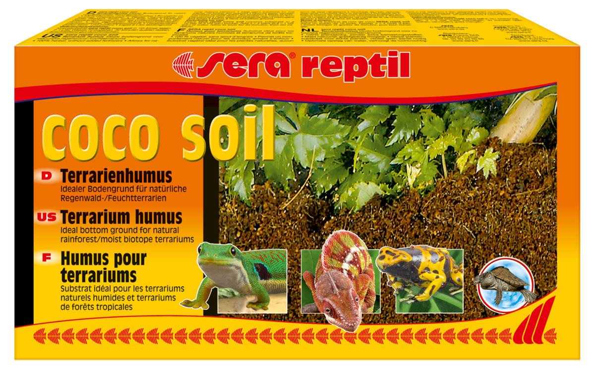 Грунт для террариума Sera Reptil Coco Soil, 8 л0120710 Грунт для террариума Sera Reptil Coco Soil, 8 л0120710Грунт для террариума Sera Reptil Coco Soil из кокосового волокна предназначен для влажных террариумов. Добывается на кокосовых плантациях природного происхождения, без удобрений и добавок. Подвергается термической стерилизации, свободен от патогенных микроорганизмов и грибов. Идеально подходит для поддержания влажности в террариуме. Упаковка содержит 8 литров грунта.