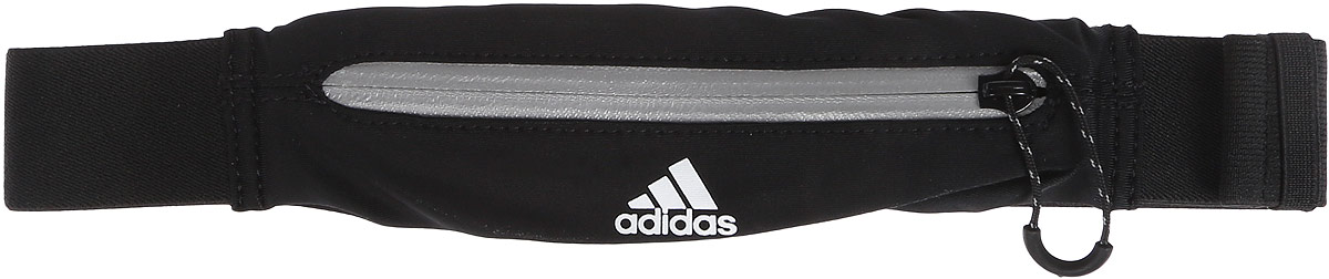 Сумка поясная для бега Adidas Run Belt, цвет: черный, белый, серыйS96357 Сумка поясная для бега Adidas Run Belt, цвет: черный, белый, серыйS96357Сумка Adidas Run Belt выполнена из нейлона и эластана, оформлена символикой бренда. Сумка фиксируется на поясе с помощью застежки-фастекс. Сумка имеет удобный карман для мелочей на застежке- молнии, таких как ключи или деньги. Изделие оснащено светоотражающими деталями. Такая поясная сумка для бега станет настоящей находкой как для любителей, так и для профессиональных спортсменов, которые действительно серьезно подходят к экипировке. Длина пояса (с учетом сумки): 45-82 см.