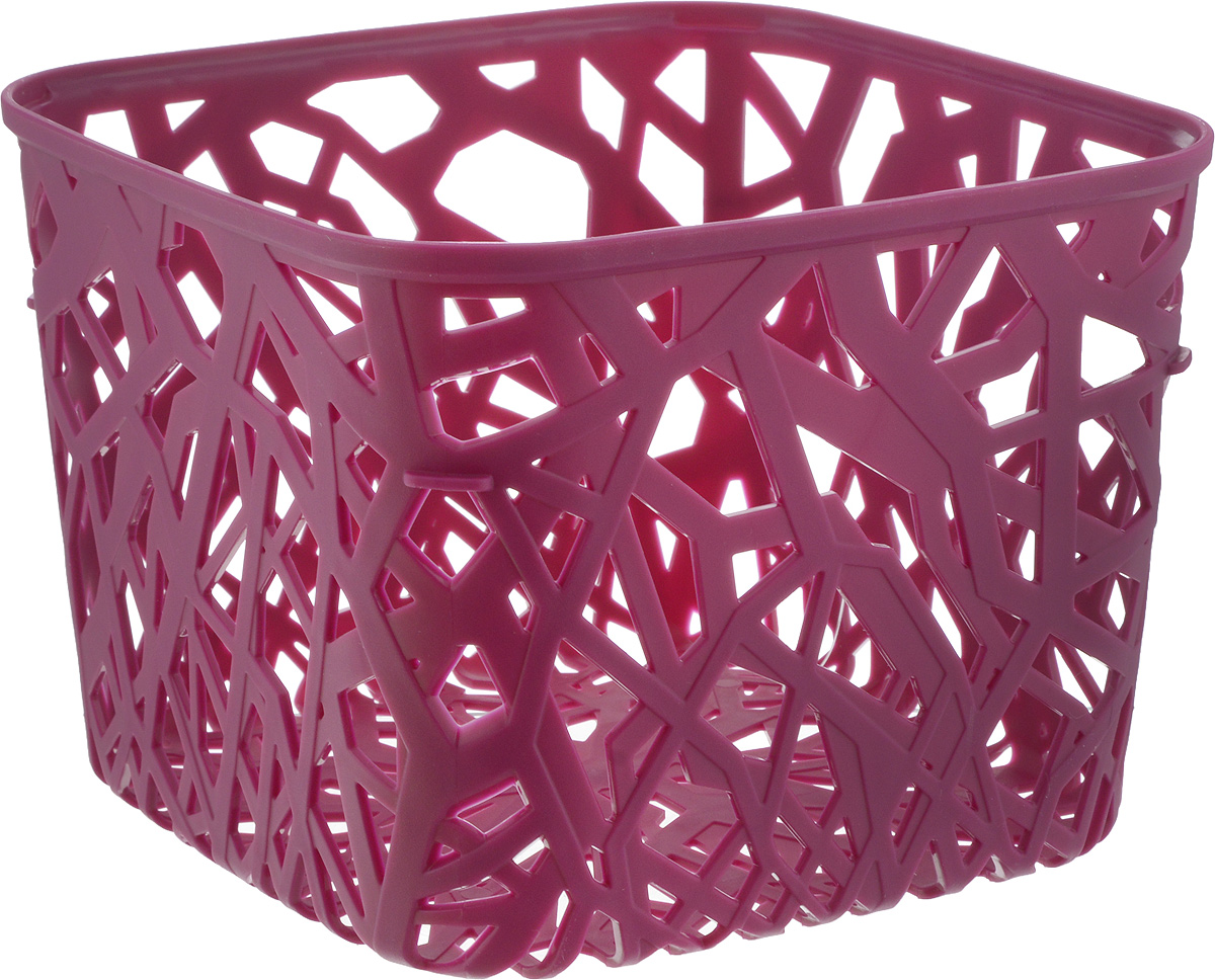 Корзина универсальная Curver Neo Colors, цвет: ярко-фиолетовый, 19 x 19 x 14 см04160-437 Корзина универсальная Curver Neo Colors, цвет: ярко-фиолетовый, 19 x 19 x 14 см04160-437Универсальная корзина Curver Neo Colors изготовлена из высококачественного пластика и дополнена перфорированными стенками и дном. Такая корзина непременно пригодится в быту, в ней можно хранить кухонные принадлежности, специи, аксессуары для ванной и другие бытовые предметы, диски и канцелярию. Размер корзины: 19 х 19 х 14 см.