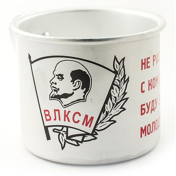 Кружка Эврика ВЛКСМ, 500 мл97947 Кружка Эврика ВЛКСМ, 500 мл97947Оригинальные алюминиевые кружки с нанесением