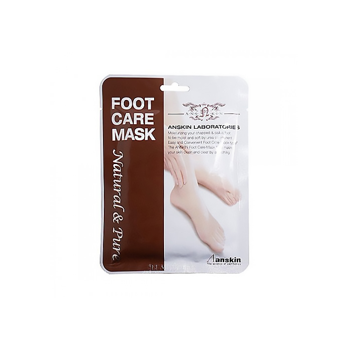 Anskin Маска для ног увлажняющая Natural & Pure Foot Moisture Mask, 16 млАН20 Anskin Маска для ног увлажняющая Natural & Pure Foot Moisture Mask, 16 млАН20Питательная и увлажняющая маска для ног с маслом кокоса, арганы и экстрактом папайи. Содержит запатентованную смесь всех натуральных минеральных масел. Маска питает и увлажняет кожу ножек. Моете ноги теплой водой, одеваете носочки на 30 минут, после снимаете и наслаждаетесь мягкими и увлажненными ножками. Длительный потрясающий эффект!. Объем: 16 мл Уважаемые клиенты! Обращаем ваше внимание на возможные изменения в дизайне упаковки. Качественные характеристики товара остаются неизменными. Поставка осуществляется в зависимости от наличия на складе.