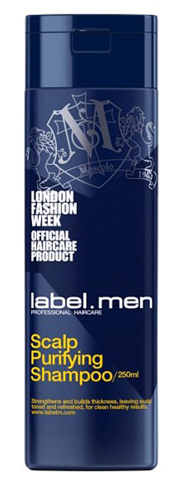 Label.m Шампунь для очищения кожи головы 250 млLSSC0250 Label.m Шампунь для очищения кожи головы 250 млLSSC0250Эксклюзивная и уникальная формула разработана с учётом особенностей мужских волос. Мятный ежедневный шампунь для мягкого очищения всех типов волос. Создан специально для мужчин с использованием нового уникального набора ингредиентов: eleMENts комплекса и технологии Микронизации. Укрепляет и придаёт волосам густоту, тонизирует и освежает кожу головы, чистые и здоровые волосы. Используется в качестве ежедневного продукта.