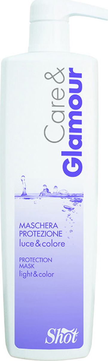 Shot Care and Glamour Protection Mask - Маска защитная для сияния и стойкости цвета 1000 млSHCG106 Shot Care and Glamour Protection Mask - Маска защитная для сияния и стойкости цвета 1000 млSHCG106Хотите, чтобы после окрашивания ваши волосы долго сохраняли цвет, а сами оставались мягкими и здоровыми? В этом вам поможет Защитная маска для сияния и стойкости цвета Maschera Protezione Care and Glamour от Shot. Ее также рекомендуется использовать для восстановления поврежденных волос. Благодаря своему сбалансированному составу, это средство оказывает практически моментальное действие, питая и увлажняя волосы от корней до самых кончиков. - Содержание в Защитной маске для сияния и стойкости цвета Кеар энд Гламур от Шот экстракта семян подсолнечника увеличивает стойкость цвета и возвращает волосам натуральный блеск, а также является мощным УФ-фильтром и антиоксидантом, защищая волосы от увядания и старения. Низкий уровень рН 4.2 не раздражает кожу, так как способствует запечатыванию чешуек кутикулы, а также выравнивает поверхность волоса, придавая прическе ухоженный вид. - Содержание линалоола, полученного на основе эфирных масел, наполняет Маску особой свежестью и приятным ароматом....