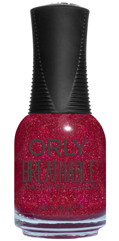 Orly Профессиональный дышащий уход (цвет) за ногтями 904 STRONGER THAN EVER 18 мл20904 Orly Профессиональный дышащий уход (цвет) за ногтями 904 STRONGER THAN EVER 18 мл20904Бренд ORLY разработал первый профессиональный цветной дышащий уход за ногтями BREATHABLE. Инновационная дышащая технология BREATHABLE создаёт на ногте проницаемую пленку, позволяющую кислороду, влаге и активным ингредиентам препарата достигать поверхности ногтя. BREATHABLE от ORLY — уход и цвет в одном флаконе! Преимущества BREATHABLE от ORLY: 1. Способствует росту и укреплению ногтей благодаря дышащей технологии и формуле с аргановым маслом, витамином С и провитамином В5. 2. Формула «Все в одном» позволяет наносить BREATHABLE без использования базового и верхнего покрытий. 3. Запатентованная плоская кисть для удобного нанесения. · 4. Стойкость. Палитра BREATHABLE от ORLY — это роскошные оттенки и прозрачный блеск-уход для ультраглянца. Стильный маникюр и профессиональный уход – это новинка BREATHABLE от ORLY!