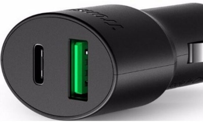 Автомобильное зарядное устройство Tronsmart C2PTU, 2 порта (1 порт с поддержкой QC3.0 и VoltIQ +1 порт Type-C 5V/3A)C2PTU Автомобильное зарядное устройство Tronsmart C2PTU, 2 порта (1 порт с поддержкой QC3.0 и VoltIQ +1 порт Type-C 5V/3A)C2PTUTronsmart C2PTU - это высококачественное автомобильное зарядное устройство. Данное ЗУ подключается к бортовой сети автомобиля с помощью разъема прикуривателя. Включенная в устройство защита позволит сохранить вам ваше устройство от различных поломок, связанных с непостоянством тока в сети. Также рассматриваемая модель обеспечивает быструю зарядку девайсов с поддержкой Qualcomm Quick Charge 3.0. Стоит также отметить, что данное зарядное устройство обладает высочайшей надежностью и увеличенным сроком службы, которые обеспечиваются благодаря использованию в его конструкции исключительно высококачественных элементов.