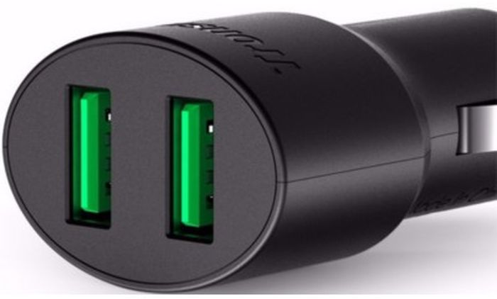 Автомобильное зарядное устройство Tronsmart CC2TF, с поддержкой технологии VoltIQCC2TF Автомобильное зарядное устройство Tronsmart CC2TF, с поддержкой технологии VoltIQCC2TFTronsmart CC2TF - это высококачественное автомобильное зарядное устройство. Данное ЗУ подключается к бортовой сети автомобиля с помощью разъема прикуривателя. Включенная в устройство защита позволит сохранить вам ваше устройство от различных поломок, связанных с непостоянством тока в сети. Также рассматриваемая модель обеспечивает быструю зарядку девайсов с поддержкой Qualcomm Quick Charge 3.0. Стоит также отметить, что данное зарядное устройство обладает высочайшей надежностью и увеличенным сроком службы, которые обеспечиваются благодаря использованию в его конструкции исключительно высококачественных элементов.