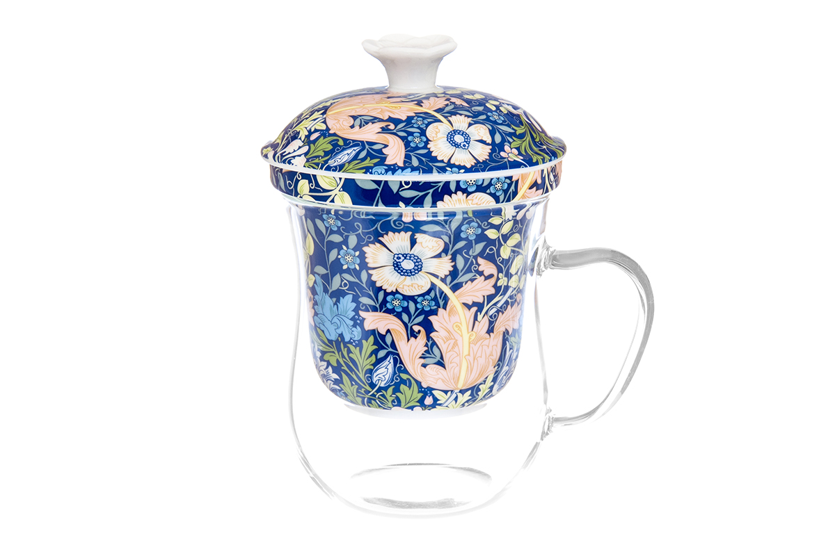 Кружка Elan Gallery New Bone China. Дивный мак, с ситом, 400 мл115510 Кружка Elan Gallery New Bone China. Дивный мак, с ситом, 400 мл115510Кружка из стекла для заваривания чая. В комплекте кружка, крышка, фарфоровое сито. Изделие имеет подарочную упаковку, поэтому станет желанным подарком для Ваших близких! Не рекомендуется применять абразивные моющие средства.Объем кружки: 400 мл.