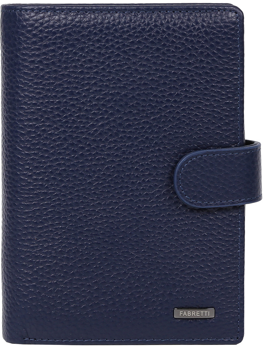 Кошелек мужской Fabretti, цвет: синий. 54006-d.blue54006-d.blue Кошелек мужской Fabretti, цвет: синий. 54006-d.blue54006-d.blueУдобный мужской кошелек от итальянского бренда Fabretti выполнен из натуральной пористой кожи. Внутри изделия находятся два отделения для купюр, также вы всегда сможете носить свой паспорт и документы с помощью удобного отсека. Кошелек очень вместителен, вы с легкостью расположите все ваши дисконтные и кредитные карты за счет 12 отделов, помимо этого в таком аксессуаре будет удобно хранить мелочь с помощью кармана на кнопке. Изделие застегивается на хлястик с кнопкой.