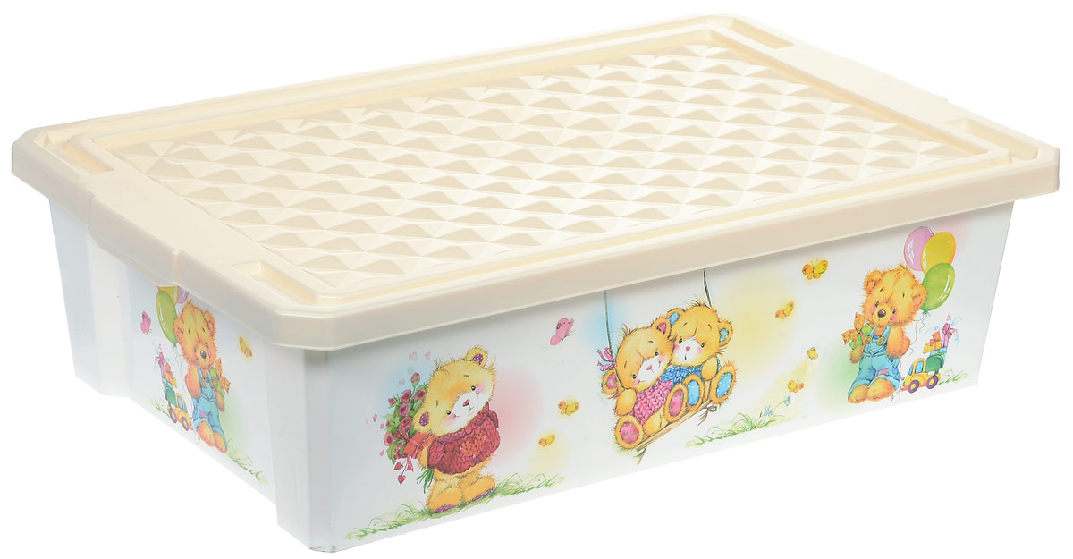 Little Angel Ящик для игрушек X-Box Bears на колесах 30 л цвет слоновая кость № 2LA1024IR/цветы/шары Little Angel Ящик для игрушек X-Box Bears на колесах 30 л цвет слоновая кость № 2LA1024IR/цветы/шарыДетский ящик для игрушек Little Angel X-Box City на колесах выполнен из прочного материала и украшен забавным изображением. В нем можно удобно и компактно хранить белье, одежду, обувь или игрушки. Ящик оснащен плотно закрывающейся крышкой, которая защищает вещи от пыли, грязи и влаги. Ящик оснащен четырьмя колесами. Декор ящика износоустойчив, его можно мыть без опасения испортить рисунок. Прочный каркас ящика позволит хранить как легкие вещи, так и более тяжелый груз. Такой ящик непременно привлечет внимание ребенка и станет незаменимым для хранения игрушек, книжек и других детских принадлежностей. Он отлично впишется в детскую комнату и поможет приучить ребенка к порядку.