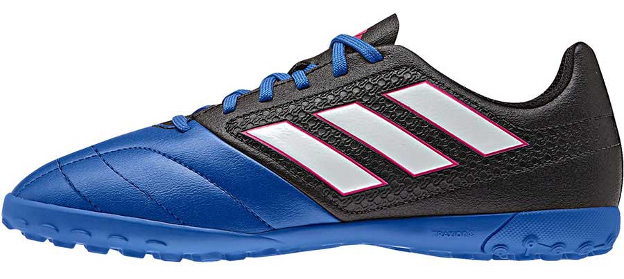 Бутсы для мальчика adidas Ace 17.4 tf j, цвет: синий, черный, белый. BA9247. Размер 30 (29)10344411 Бутсы для мальчика adidas Ace 17.4 tf j, цвет: синий, черный, белый. BA9247. Размер 30 (29)10344411Бутсы для мальчика Adidas Ace 17.4 tf j с верхом из текстиля, полимера и резины. Легкий и гибкий верх Control Feel повторяет форму стопы для абсолютного контроля мяча. Классическая шнуровка фиксирует модель на стопе. Стелька, выполненная из мягкого текстиля, обеспечивает комфорт и отличную амортизацию. Подошва с шипами гарантирует отличное сцепление с покрытием, технология Total Control предназначена для маневренности и превосходной устойчивости на твердых покрытиях, искусственный газон с коротким синтетическим ворсом.