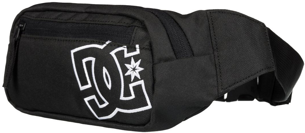 Сумка на пояс мужская DC Shoes Farce, цвет: черный. EDYBA03019-KVJ0EDYBA03019-KVJ0 Сумка на пояс мужская DC Shoes Farce, цвет: черный. EDYBA03019-KVJ0EDYBA03019-KVJ0Мужская сумка на пояс DC Shoes выполнена из полиэстера. Модель с одним основным отделением, застегивается на молнию, дополнена спереди карманом на молнии. У изделия регулируется объем пояса.