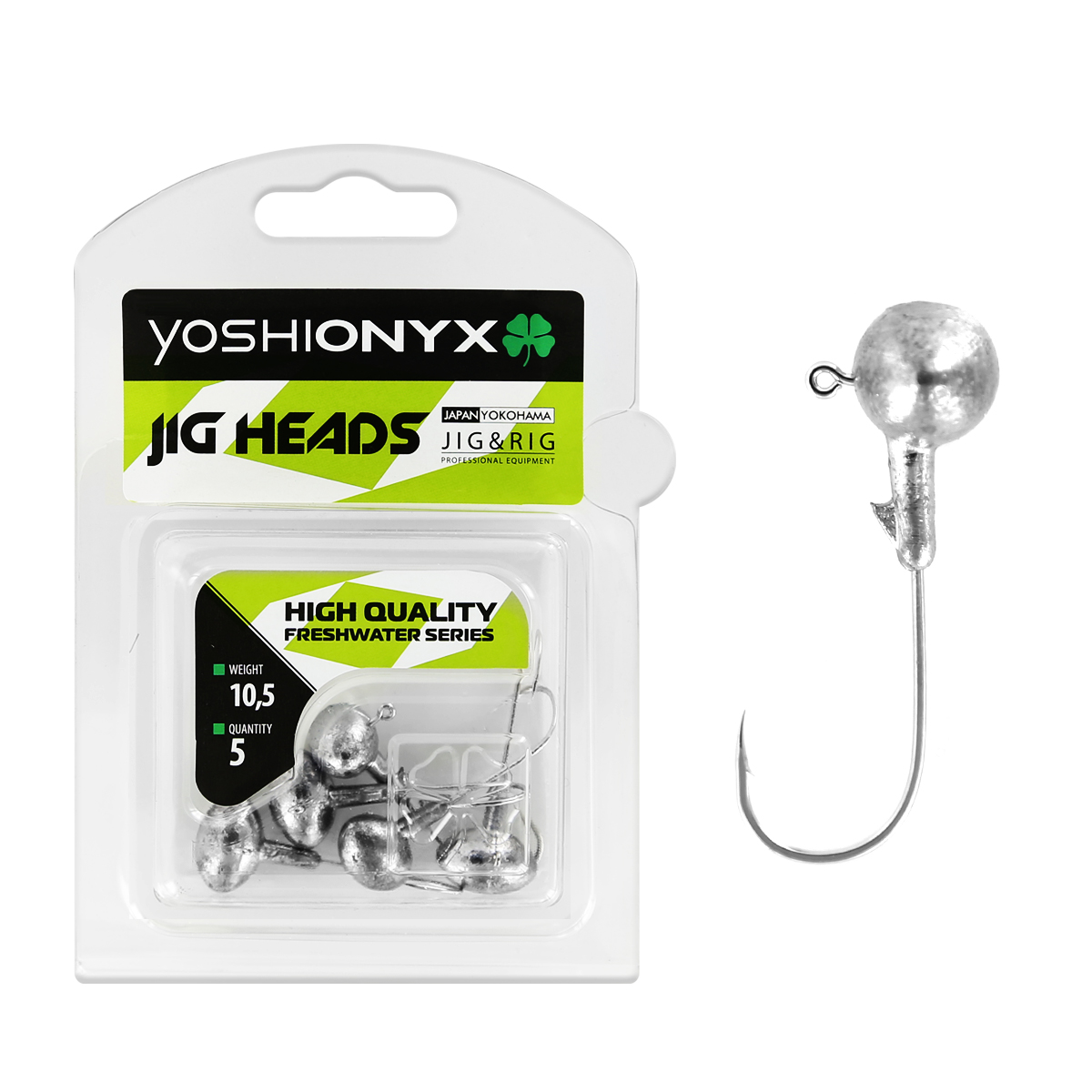 Джигголовка Yoshi Onyx JIG Bros. Футбольный мяч, крючок Gamakatsu, 10.5 г, 5 шт96521 Джигголовка Yoshi Onyx JIG Bros. Футбольный мяч, крючок Gamakatsu, 10.5 г, 5 шт96521Джигголовки Yoshi Onyx JIG Bros имеют форму футбольного мяча (регби - football, имеется в виду американский футбол с вытянутым мячом), предназначены в первую очередь для донной спиннинговой ловли - джиг спиннинга. Джигголовками оснащаются всевозможные мягкие приманки: виброхвосты, твистеры, силиконовые рачки и черви. Они меньше зацепляются по сравнению джигголовками формой шар и оснащены крючком Gamakatsu.