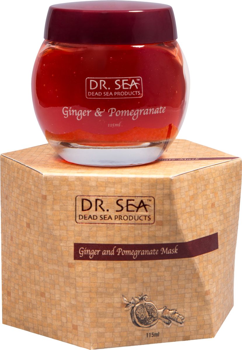 Dr. Sea Маска для лица Имбирь и гранат, 115 мл304 Dr. Sea Маска для лица Имбирь и гранат, 115 мл304Лифтинг, питание, антивозрастной уход. Благодаря входящему в состав экстракту имбиря, маска восстанавливает энергетический баланс кожи, оказывает моментальный подтягивающий эффект, стимулирует, регенерирует и тонизирует клетки кожи. Экстракт граната является мощным антиоксидантом, в состав которого входят витамины С, В1, В2 и А, а также полиненасыщенные жирные кислоты Омега 3 и Омега 6. Маска обладает выраженным увлажняющим действием для сухой, уставшей и потерявшей свой здоровый цвет кожи, питает, смягчает ее и придает эластичность. Наличие органических кислот придает маске легкий отбеливающий и отшелушивающий эффект. Экстракт граната активно борется с морщинами, предотвращает разрушение коллагена в зрелой коже. Маска моделирует овал лица, питает кожу и сужает поры. После применения кожа выглядит более молодой и отдохнувшей. Подходит для всех типов кожи.