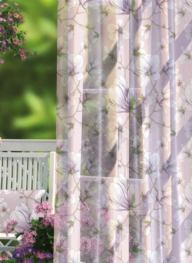 Комплект штор Волшебная ночь Wisteria, на ленте, цвет: сиреневый, высота 270 смS03301004 Комплект штор Волшебная ночь Wisteria, на ленте, цвет: сиреневый, высота 270 смS03301004Шторы коллекции Волшебная ночь - это готовое решение для интерьера, гарантирующее красоту, удобство и индивидуальный стиль.Шторы изготовлены из ткани - вуаль, которая почти не мешает прохождению света, но защищает комнату от посторонних взглядов.Длина штор регулируется с помощью клеевой паутинки (она идет в комплекте). Изделия крепятся на вшитую шторную ленту: на крючки или путем продевания на карниз.Высота: 270 см.