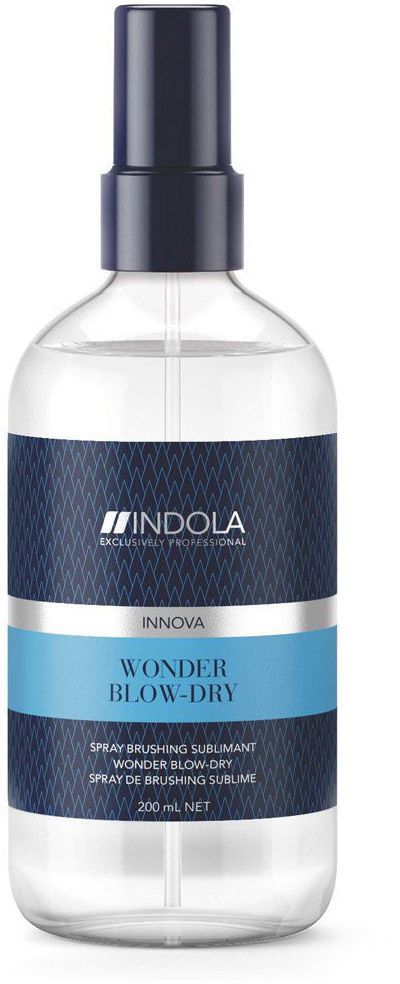 Indola Экспресс-спрей для быстрой сушки волос Wonder Blow-Dry 200 мл1762998 Indola Экспресс-спрей для быстрой сушки волос Wonder Blow-Dry 200 мл1762998Индола Экспресс спрей для быстрой сушки волос. Ускоряет сушку волос, придает блеск и сияние, разглаживает поверхность волос, улучшает расчесываемость и защищает от термовоздействия. Не оставляет налета на волосах. Легкая фиксация, долговременный результат. Для всех типов волос.