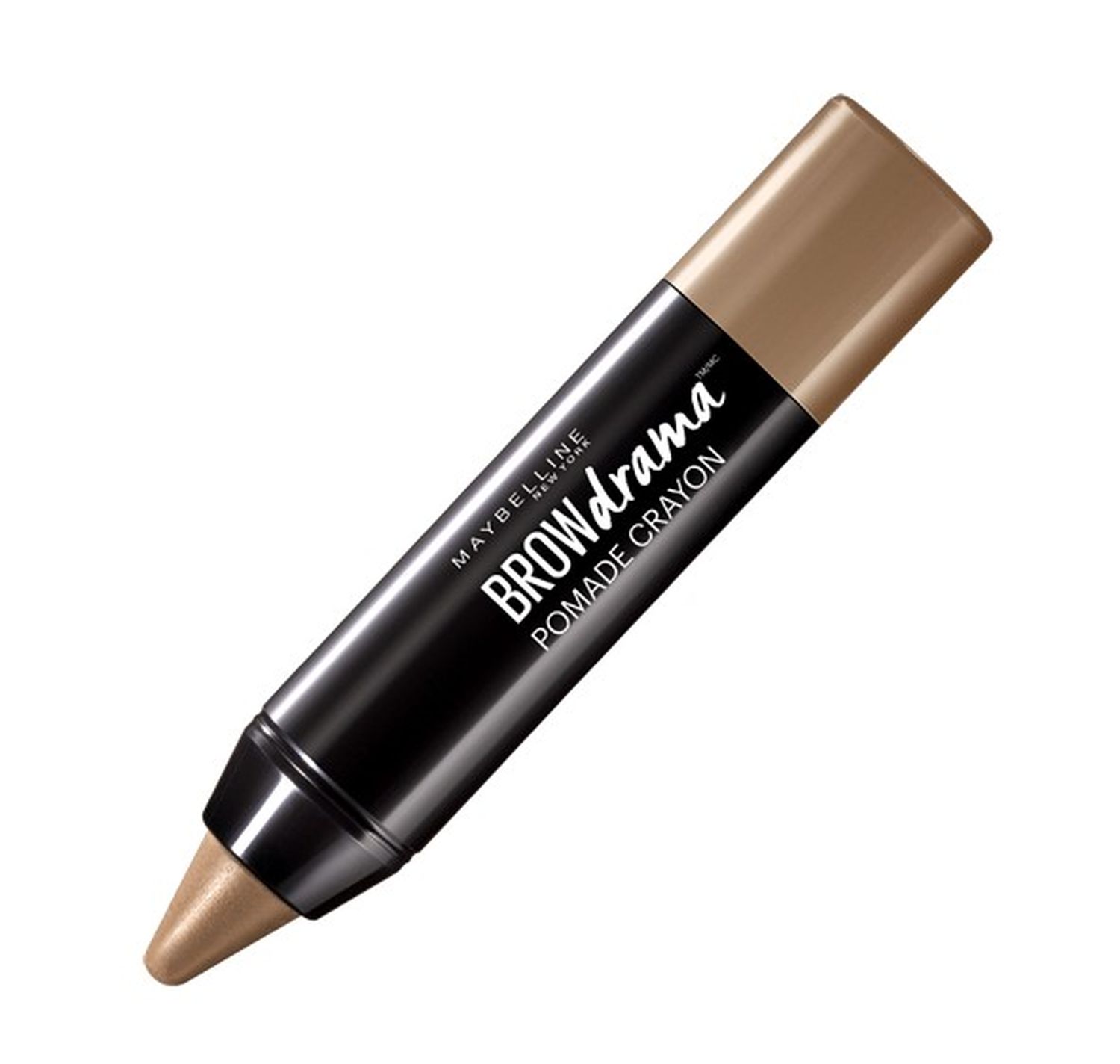 Maybelline New York Восковый карандаш-стик для бровей Brow Drama, Pomade, оттенок 01, Темный блонд, 1,1гB2718300 Maybelline New York Восковый карандаш-стик для бровей Brow Drama, Pomade, оттенок 01, Темный блонд, 1,1гB27183001-ый кремовый карандаш-стик для бровей в трех оттенках.