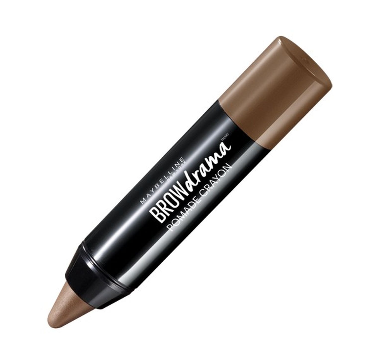 Maybelline New York Восковый карандаш-стик для бровей Brow Drama, Pomade, восковый карандаш-стик, оттенок 02, Коричневый, 1,1гB2718400 Maybelline New York Восковый карандаш-стик для бровей Brow Drama, Pomade, восковый карандаш-стик, оттенок 02, Коричневый, 1,1гB27184001-ый кремовый карандаш-стик для бровей в трех оттенках.