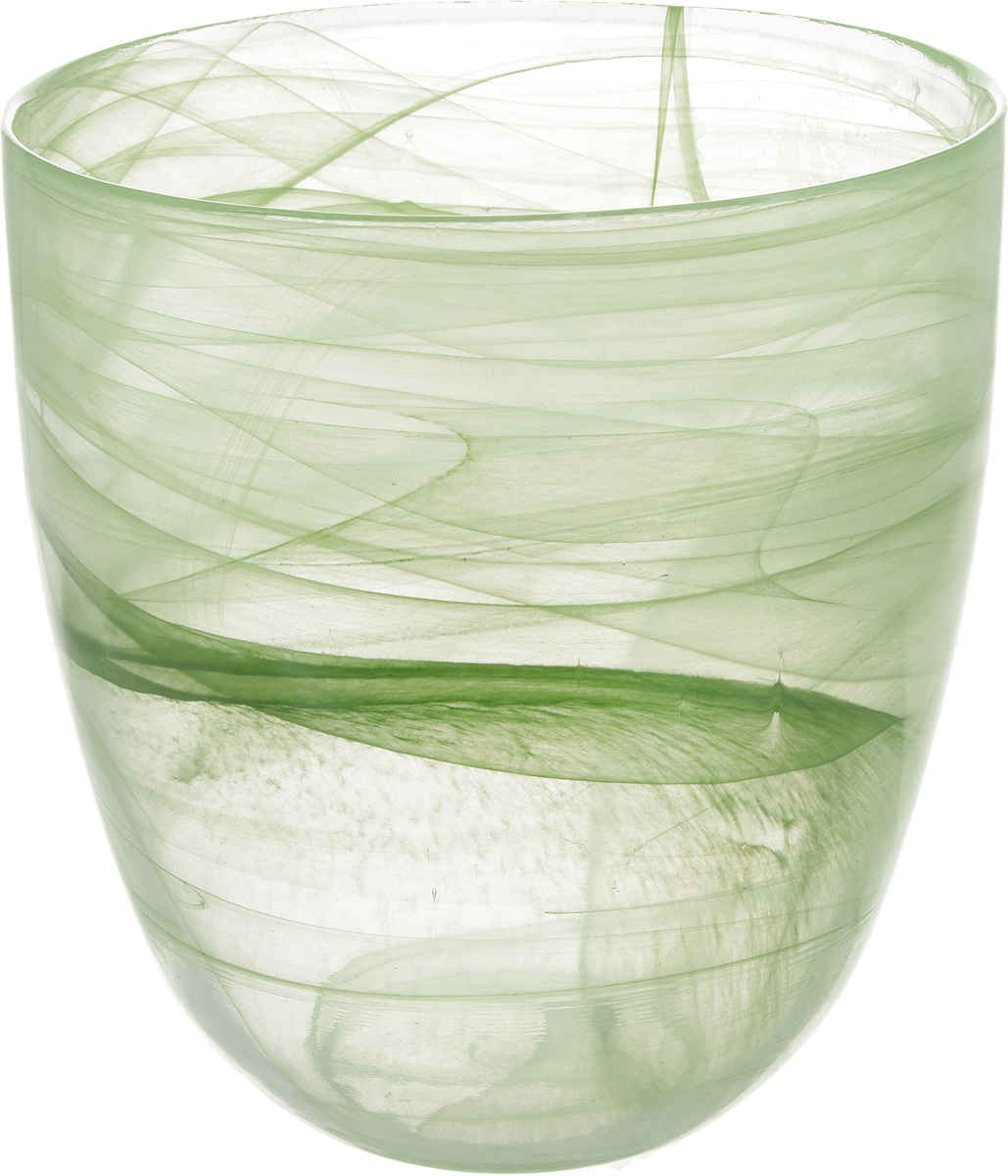 Кашпо NiNaGlass, цвет: прозрачный, зеленый, высота 18 см93-027 ЗЕЛ Кашпо NiNaGlass, цвет: прозрачный, зеленый, высота 18 см93-027 ЗЕЛКашпо NiNaGlass имеет уникальную форму, сочетающуюся как с классическим, так и с современным дизайном интерьера. Оно изготовлено из высококачественного стекла и предназначено для выращивания растений, цветов и трав в домашних условиях. Кашпо NiNaGlass порадует вас функциональностью, а благодаря лаконичному дизайну впишется в любой интерьер помещения. Диаметр кашпо (по верхнему краю): 16 см. Высота кашпо: 18 см.