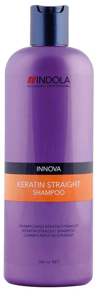 Indola Шампунь Кератиновое выпрямление Keratin Straight Shampoo 300 млFS-00897 Indola Шампунь Кератиновое выпрямление Keratin Straight Shampoo 300 млFS-00897Indola Шампунь Кератиновое выпрямление. Содержащая кератин-полимер комплекс формула покрывает волосы защитным слоем, который выпрямляет и защищает волосы от завитков на 48 часов. Обеспечивает гладкость, блеск и здоровый вид. Для всех типов волос. Рекомендуется использовать в комплексе с продуктами ухода линии Indola Keratin Straight.
