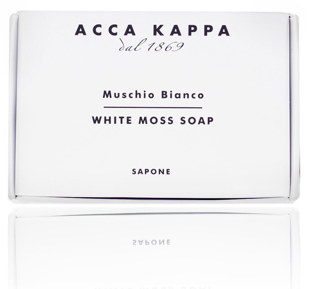 Acca Kappa Мыло туалетное Белый Мускус 100 гр853220 Acca Kappa Мыло туалетное Белый Мускус 100 гр853220Мыло создано с использованием традиционных методов из сырья исключительно растительного происхождения.