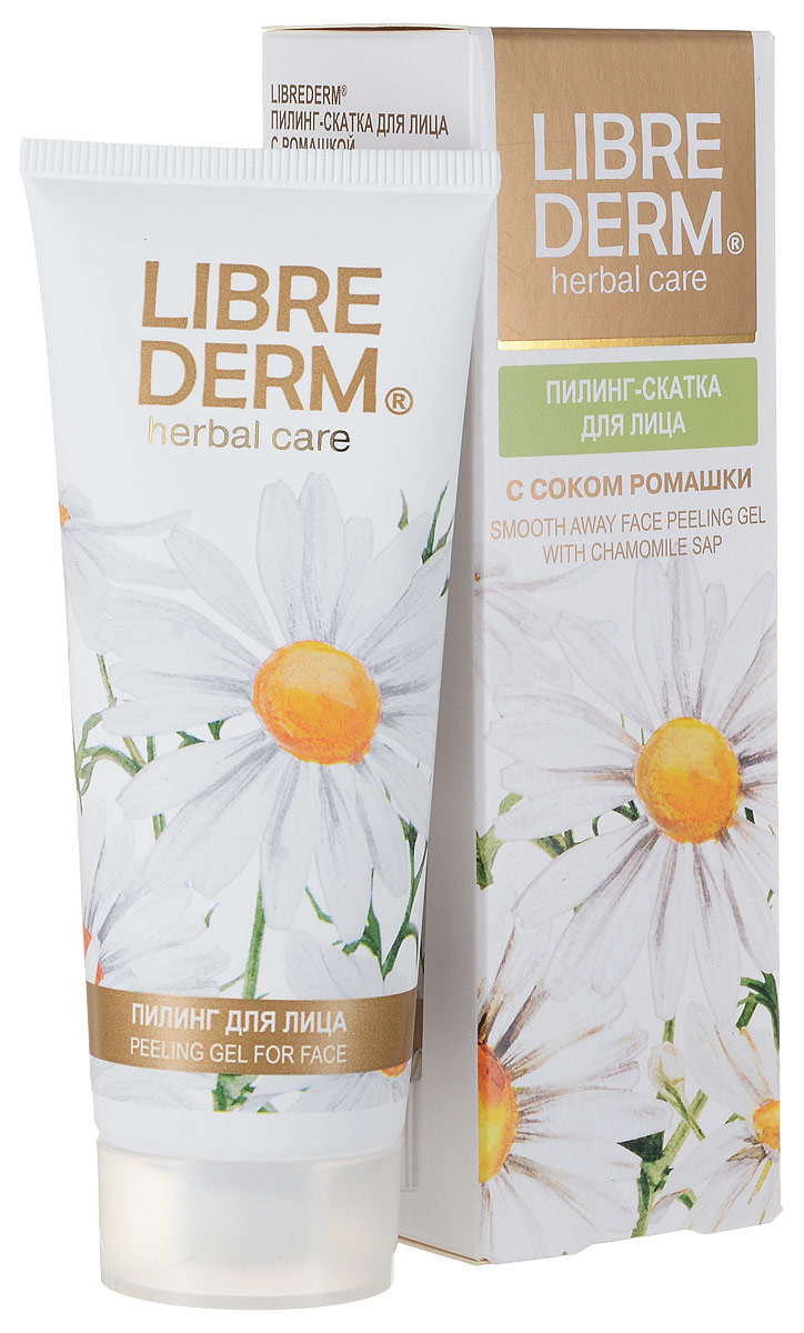 Librederm Пилинг-скатка для лица с соком ромашки, 75 мл00000009361 Librederm Пилинг-скатка для лица с соком ромашки, 75 мл00000009361Пилинг-скатка идеально подходит для бережного очищения кожи любого типа, даже самой чувствительной. Эффективно удаляет отмершие клетки рогового слоя эпидермиса и стимулирует естественное обновление клеток Не содержит парабенов, силиконов и красителей Содержит гипоаллергенную отдушку Регулярное использование пилинга позволяет: выровнять микрорельеф кожи; нормализовать процессы регенерации; придать коже здоровый сияющий вид.