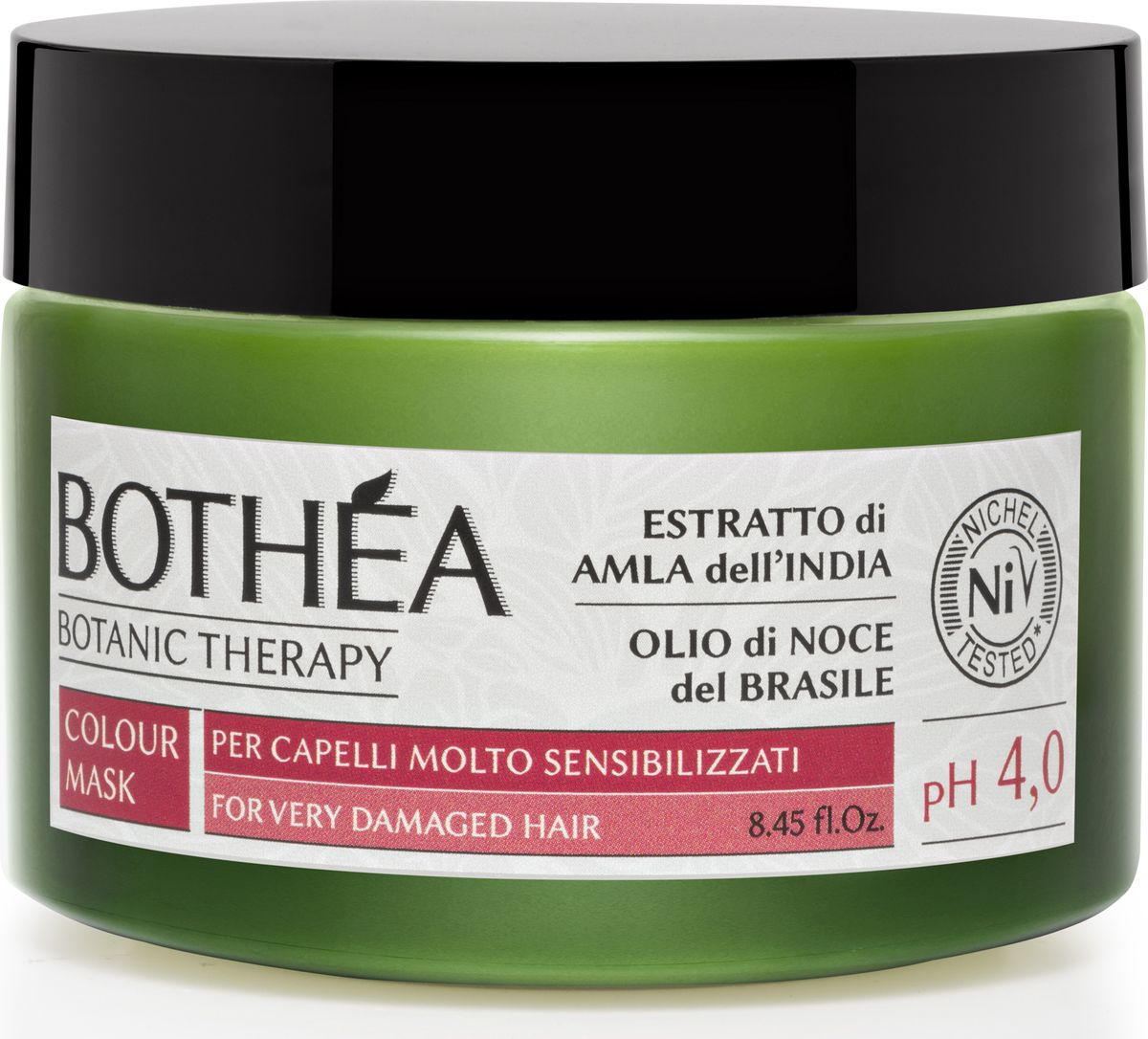Bothea Маска для поврежденных волос Mask For Slightly Damaged Hair pH 4.0 - 250 мл4605845001449 Bothea Маска для поврежденных волос Mask For Slightly Damaged Hair pH 4.0 - 250 мл4605845001449Кондиционирующее действие по восстановлению влаги, формула закрывает чешуйки волос, обеспечивая превосходное отражение света. Более того, маска мгновенно смягчает кутикулу и облегчает расчесывание волос.