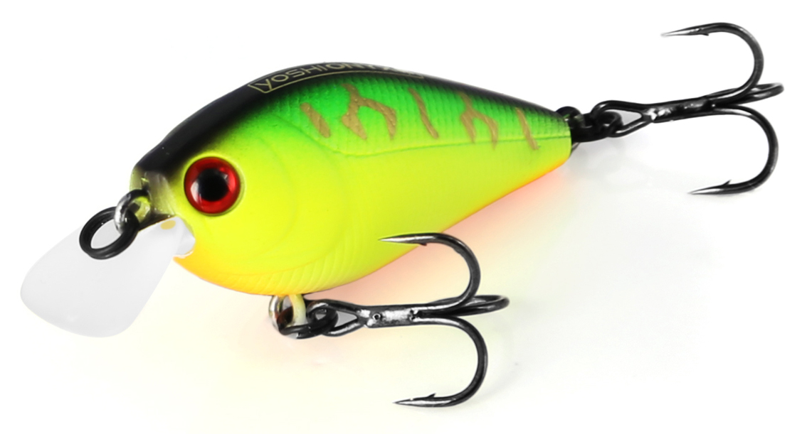 Воблер Yoshi Onyx Shi Crank-38F, 4,2 г, цвет: Matte Tiger. Y-326106599 Воблер Yoshi Onyx Shi Crank-38F, 4,2 г, цвет: Matte Tiger. Y-326106599Новый кранк от Yoshi Onyx обладает высокой плавучестью, но после начала проводки быстро выходит на рабочий горизонт в один метр. Частые колебания невысокой амплитуды, распространяясь в воде, призывают хищника к атаке. Приманка оснащена двумя острейшими тройниками Owner, которые не позволят рыбе остаться безнаказанной. • Высококачественная японская фурнитура OWNER • Универсальный размер приманки для голавля и форели • Реалистичное исполнение с самыми популярными расцветками