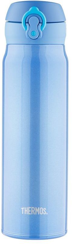 Термос Thermos, цвет: голубой, 600 мл. JNL-602702-500 Термос Thermos, цвет: голубой, 600 мл. JNL-602702-500Термос JNL-602 это суперлегкий и супертонкий термос, выполненный из стали.У термоса имеется фиксатор от случайного открытия, крышка откидывается полностью и фиксируется. Объем 600 мл.